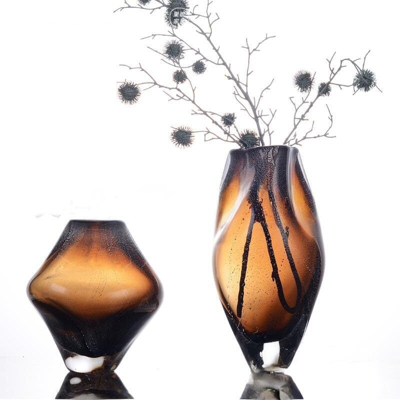 Homeandso Decorative Glass Vase