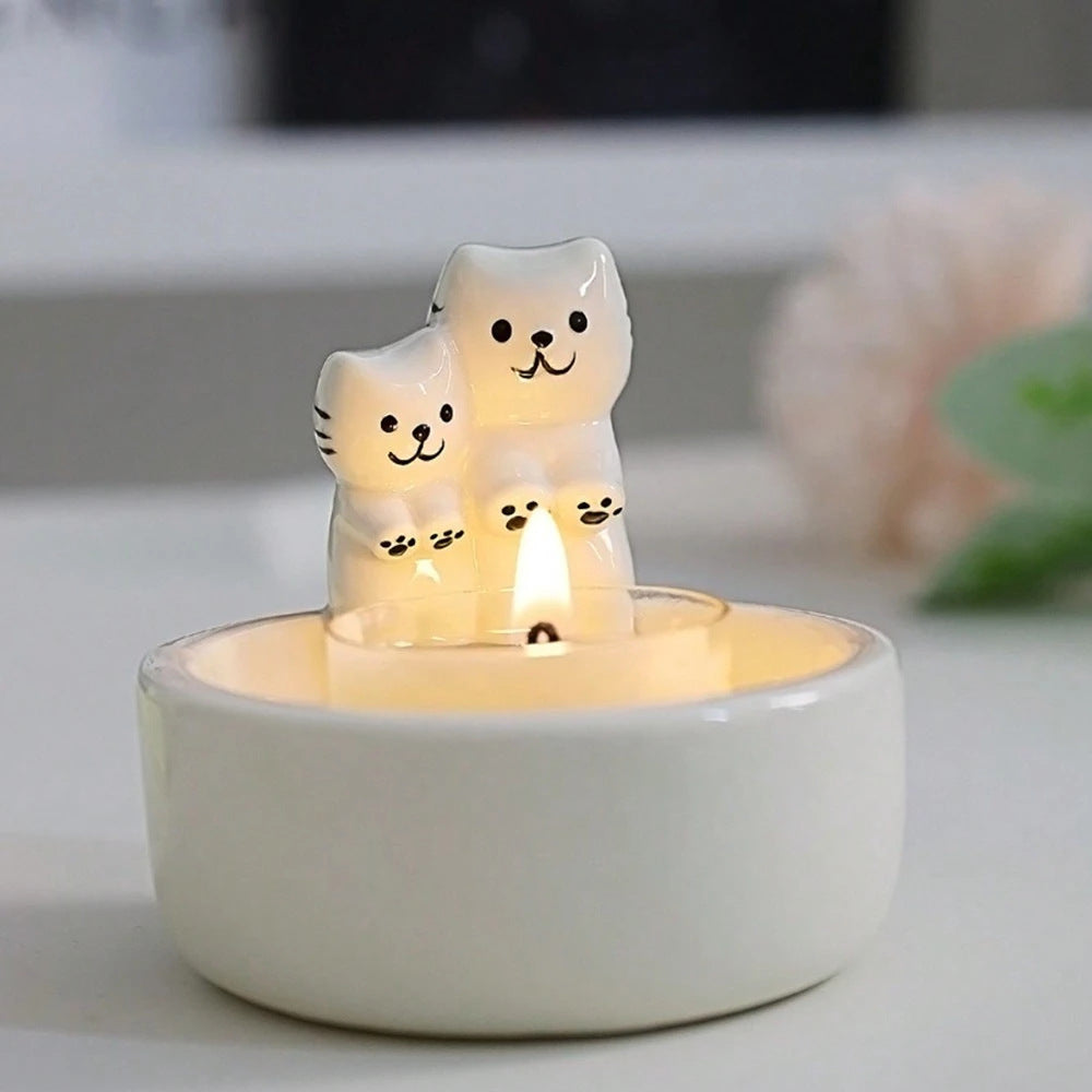 Decorative Ceramic Cat Planter Homeandso