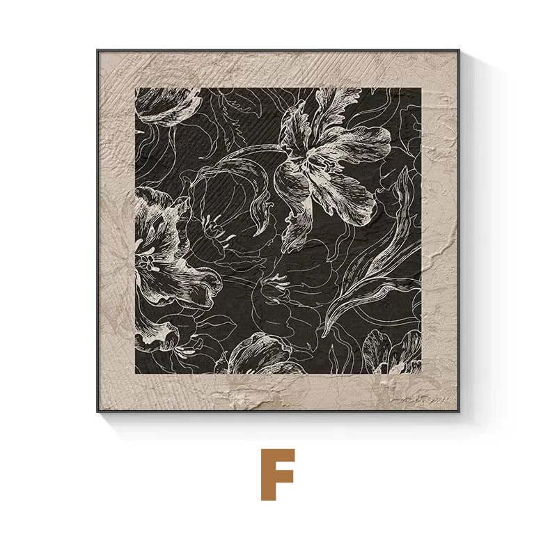 Decorative Floral Framed Artwork Homeandso