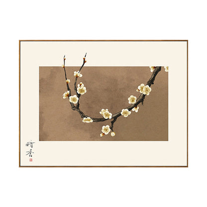 Elegant Framed Floral Blossom Art Print Homeandso