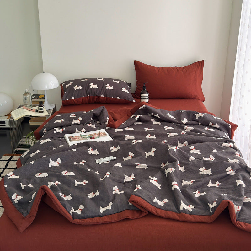 Decorative Textured Striped Duvet Cover Set Homeandso