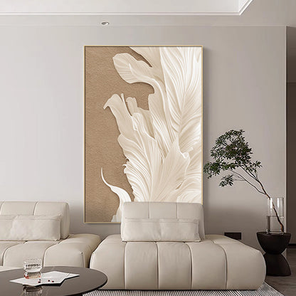 Elegant Floral Textured Wall Art Homeandso