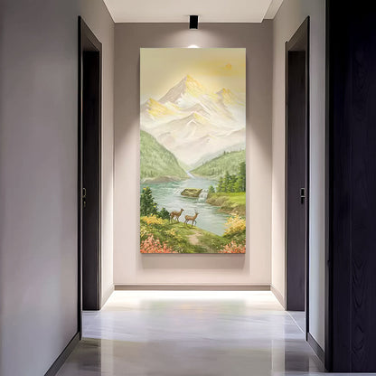 Majestic Mountain Landscape Canvas Artwork Homeandso