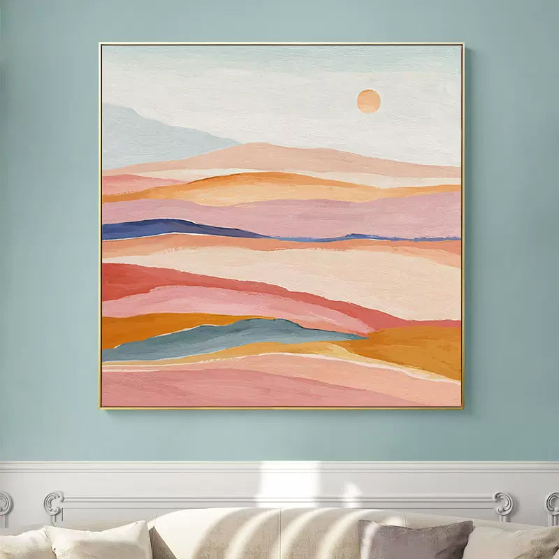 Abstract Landscape Framed Wall Art Homeandso