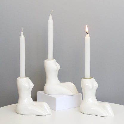Artistic Body-Shaped Ceramic Vase