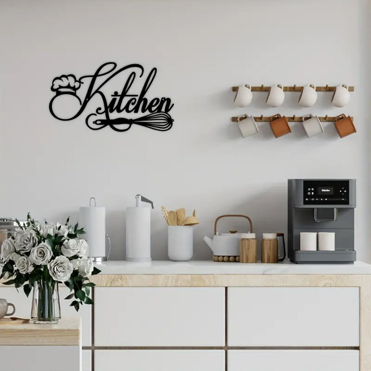 Metal Kitchen Wall Sign Homeandso