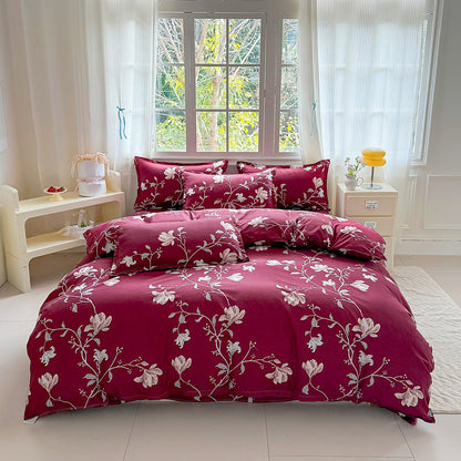 Floral Patterned Duvet Cover Set