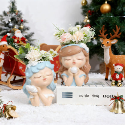 Charming Ceramic Girl Figurine Homeandso