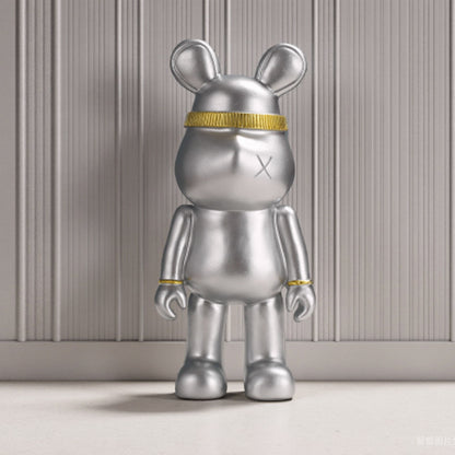 Stylish Bear Figurine Homeandso
