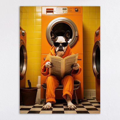 Whimsical Cat-Themed Wall Art Print Homeandso