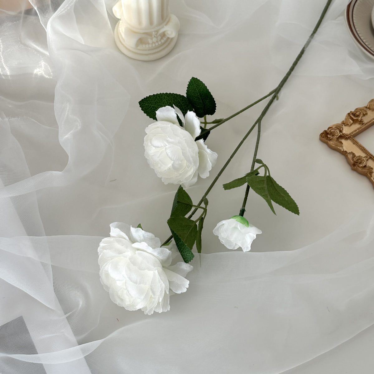 Decorative Silk Flower Stem