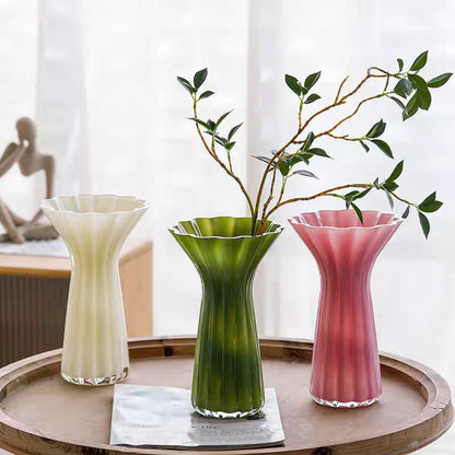 Dekorative Glasvase für Blumenarrangements