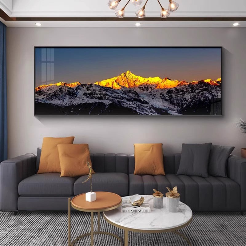 Framed Mountain Landscape Artwork Homeandso