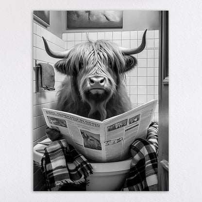 Humorous Animal-Themed Wall Art Print Homeandso