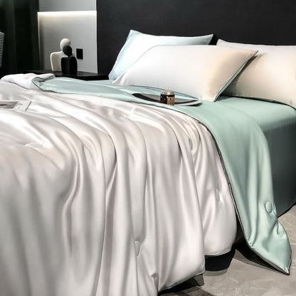 Decorative Luxurious Silk Bedding Set Homeandso