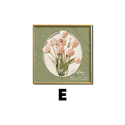 Framed Inspirational Floral Wall Art Homeandso