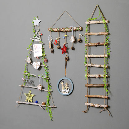 Rustic Wooden Christmas Tree Wall Decor Homeandso