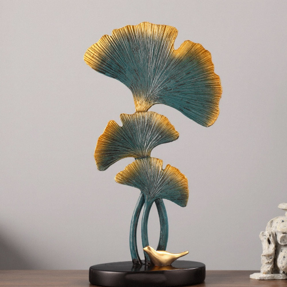 Decorative Ginkgo Leaf Sculpture Homeandso