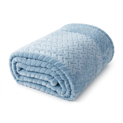Textured Zachte Pluche Dekentje