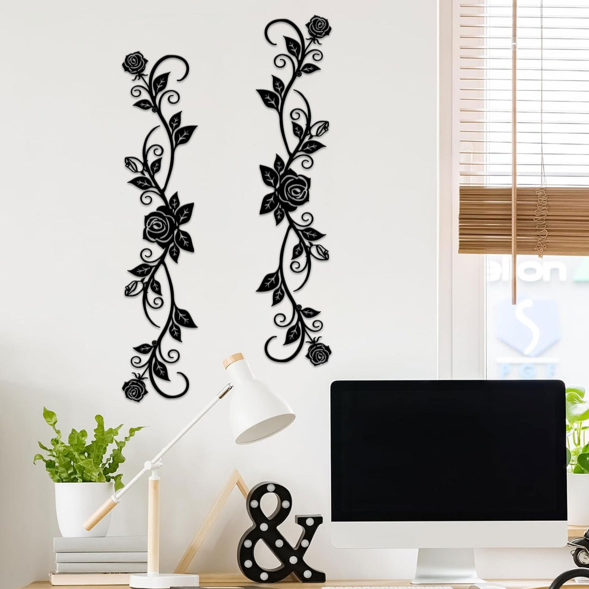 Floral Elegance Wall Decal Homeandso