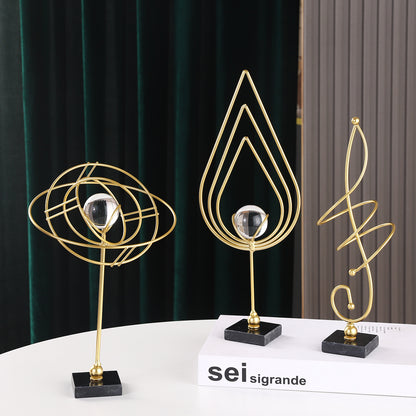 Modern Decorative Geometric Sculpture Homeandso