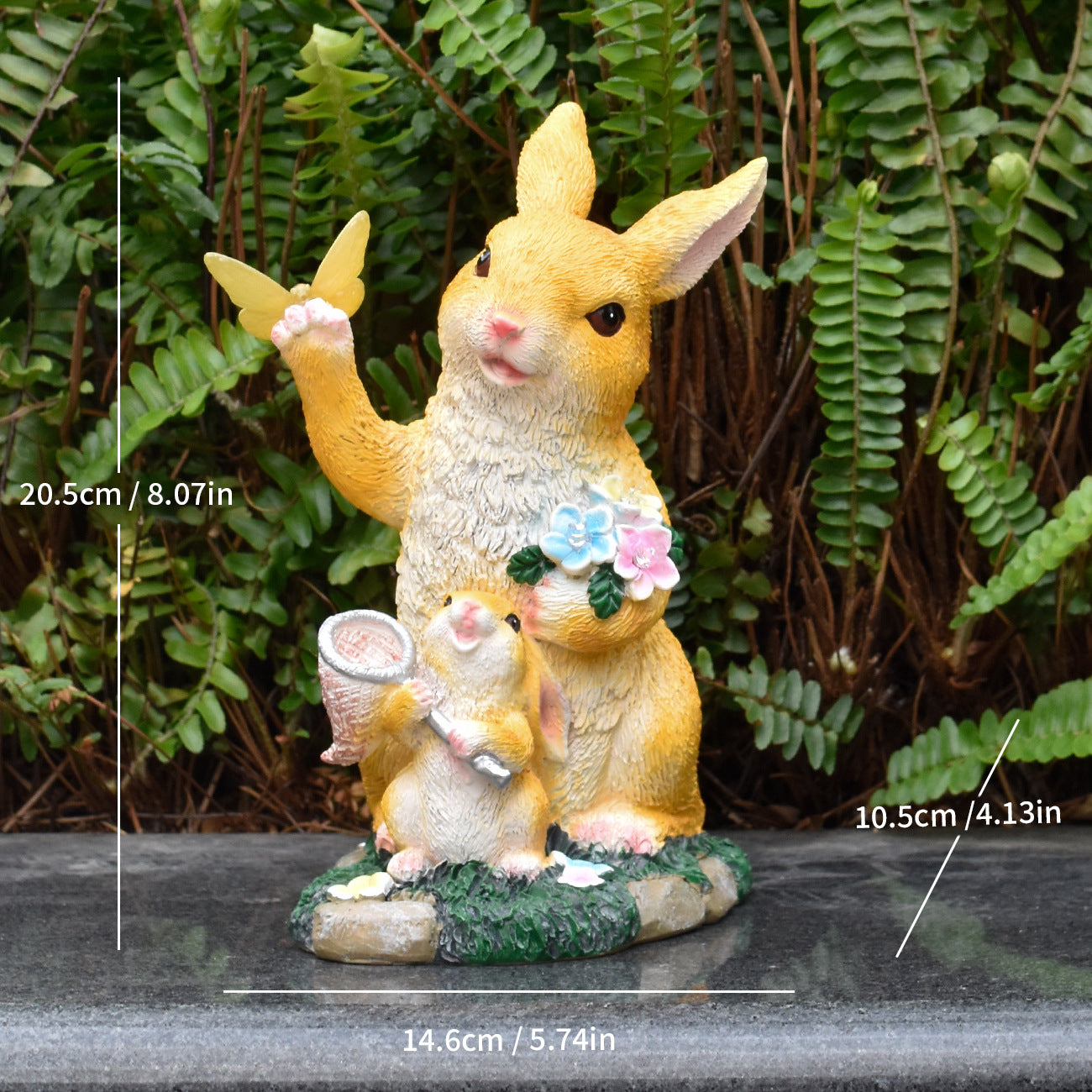 Whimsical Rabbit Figurine Homeandso