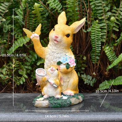 Whimsical Rabbit Figurine Homeandso