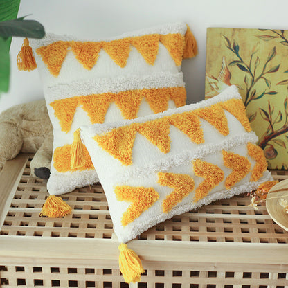 Artistic Textured Accent Pillow