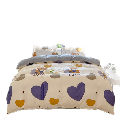 Playful Cartoon-Themed Duvet Cover Set Homeandso