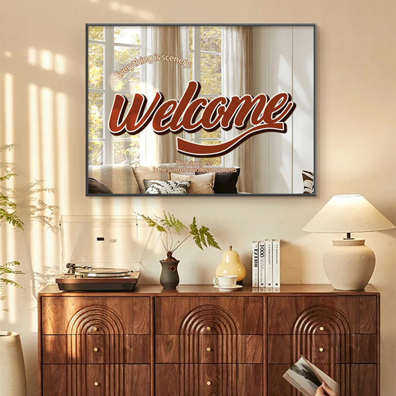 Decorative Welcome Wall Art Homeandso