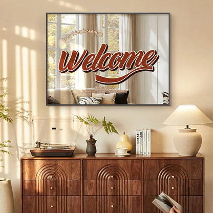 Decorative Welcome Wall Art Homeandso