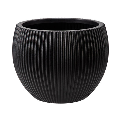 Elegant Textured Round Planter Homeandso