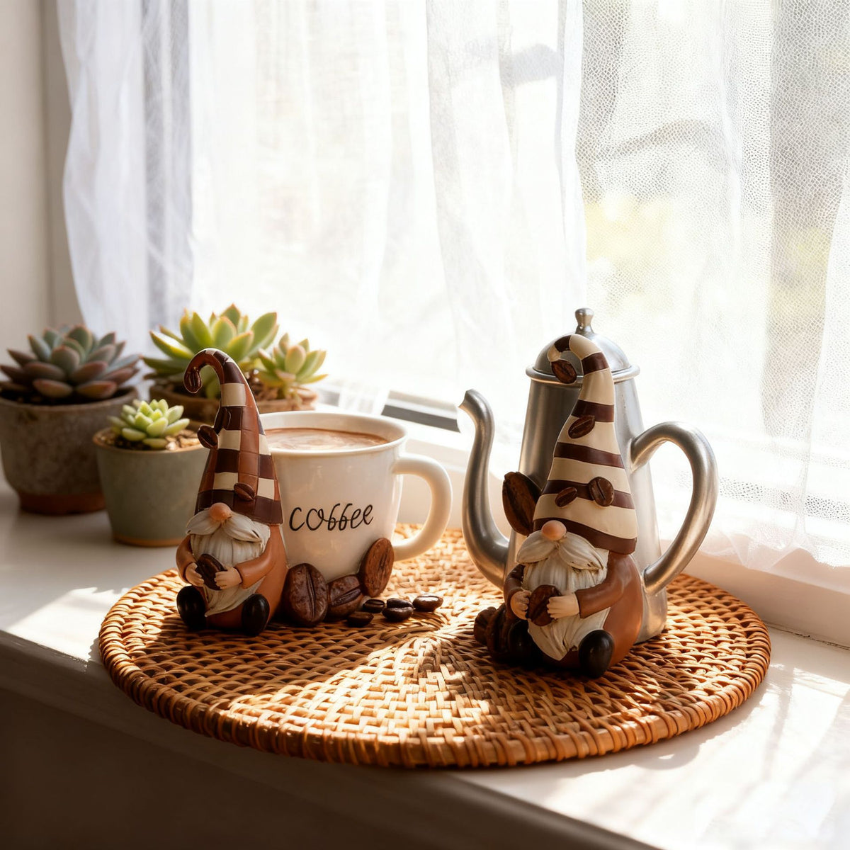 Decorative Coffee Gnome Homeandso