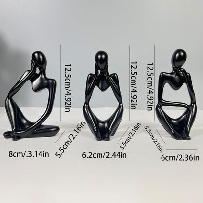 Abstract Figurative Sculpture Set Homeandso