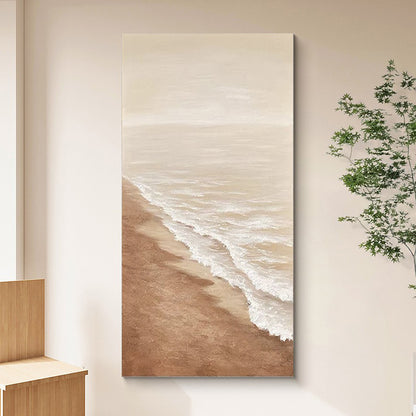 Coastal Serenity Beach Scene Art Homeandso