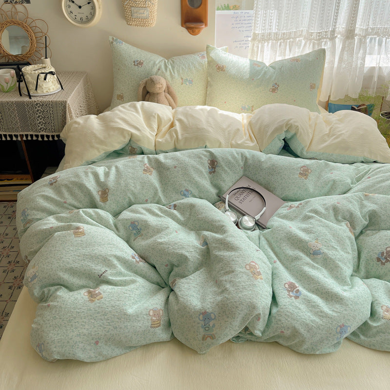 Whimsical Cartoon-Themed Comforter Set