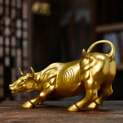 Majestic Bull Figurine Homeandso