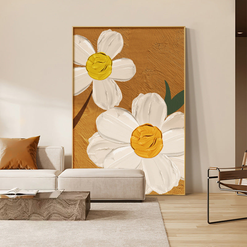 Framed Floral Textured Wall Art Homeandso