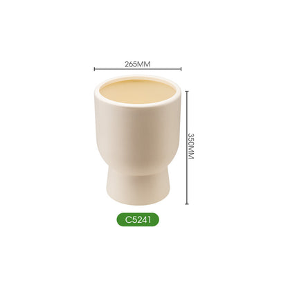 Contemporary Textured Ceramic Planter Homeandso