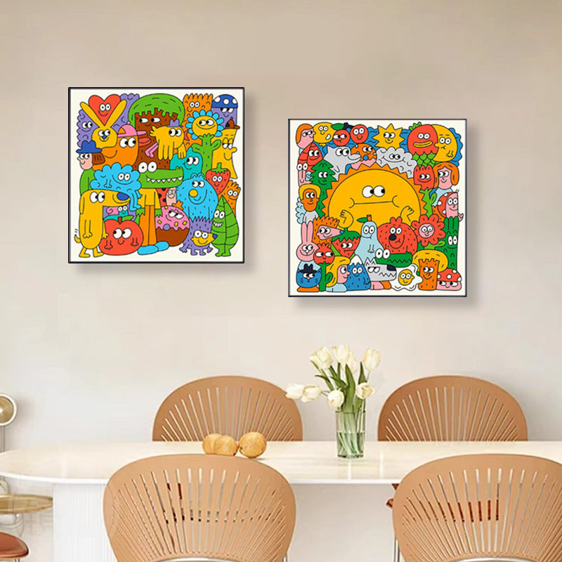 Whimsical Forest Creature Illustration Art Print Homeandso