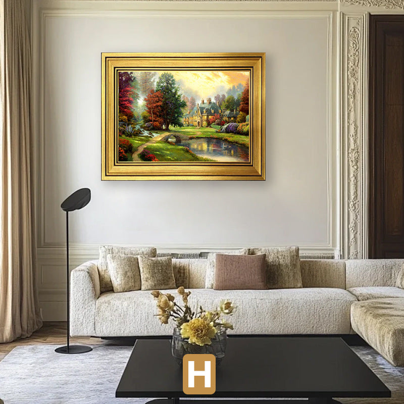 Decorative Framed Nature Landscape Artwork Homeandso