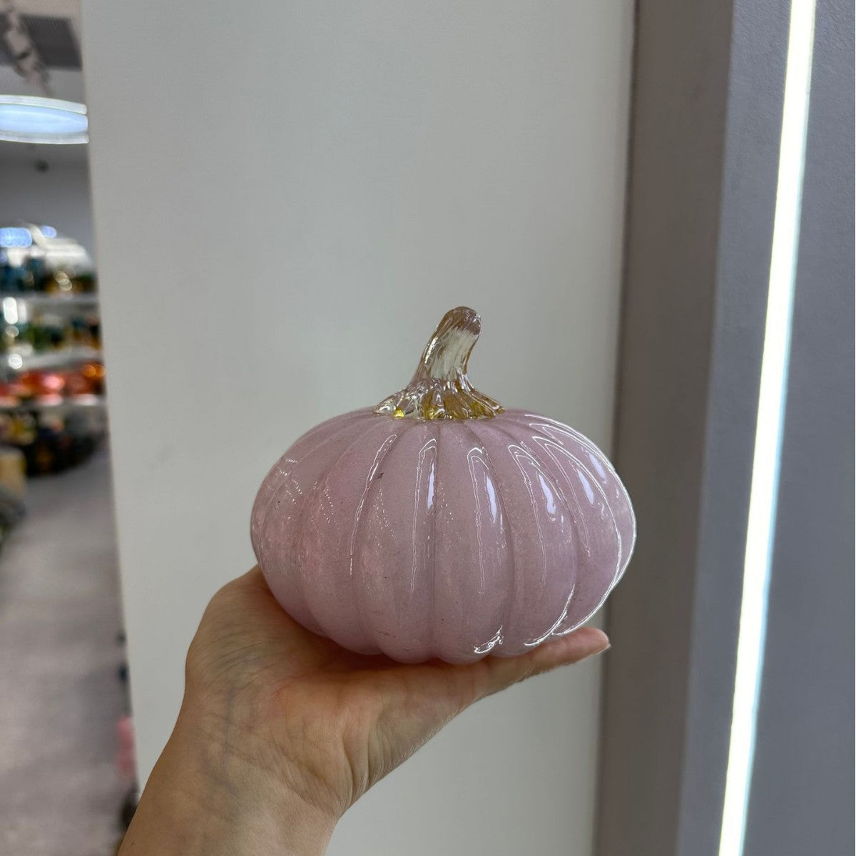 Artistic Glass Pumpkin Homeandso