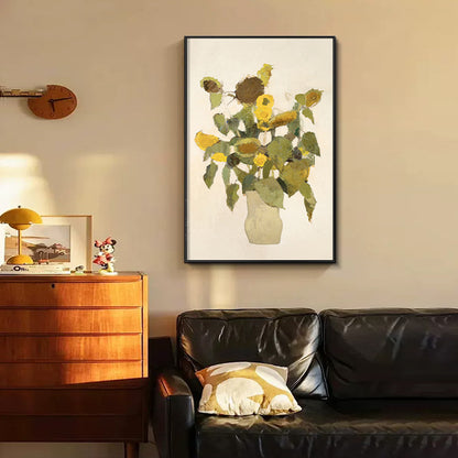 Decorative Floral Vase Wall Art Homeandso
