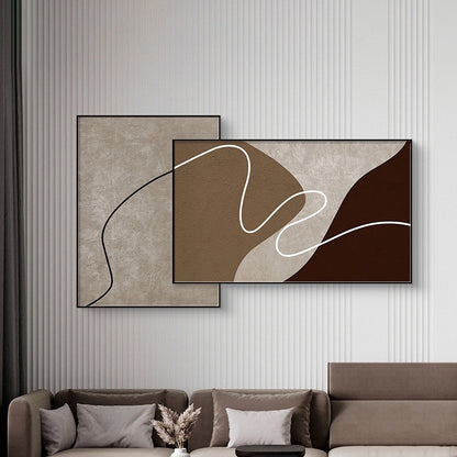 Abstract Textured Wall Art Decoration Homeandso