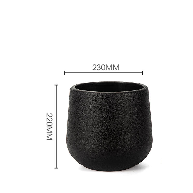 Textured Round Modern Planter Homeandso