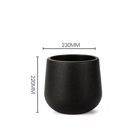 Textured Round Modern Planter Homeandso