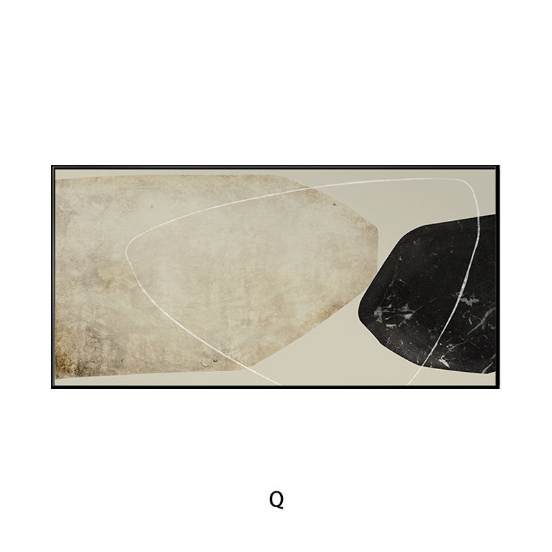 Abstract Geometric Framed Artwork Homeandso