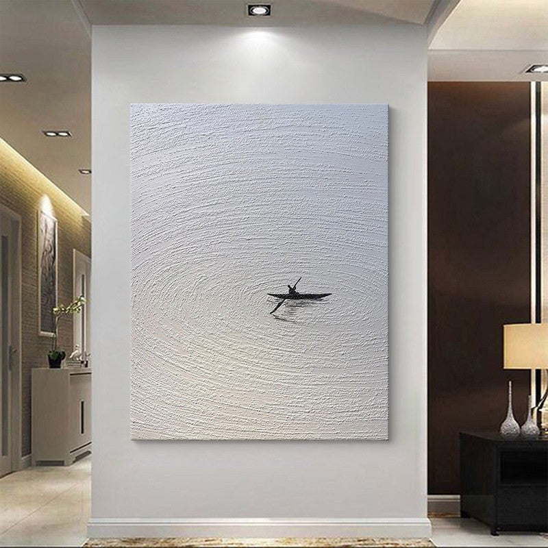 Serene Kayaking Scene Canvas Wall Art Homeandso