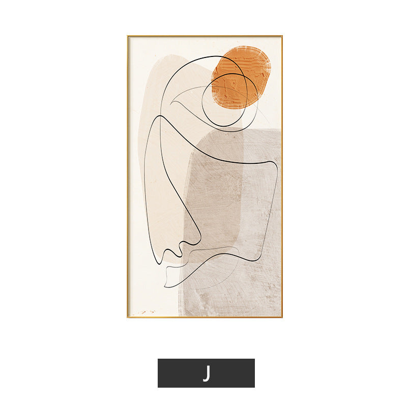 Abstract Framed Line Art Homeandso
