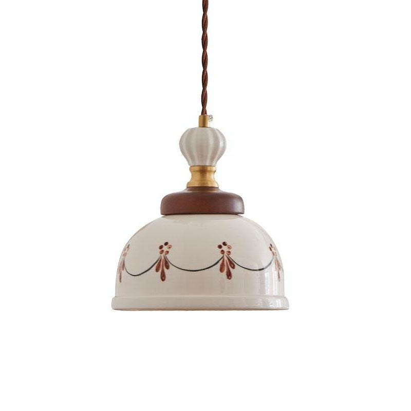 Vintage Circus-Style Pendant Lamp